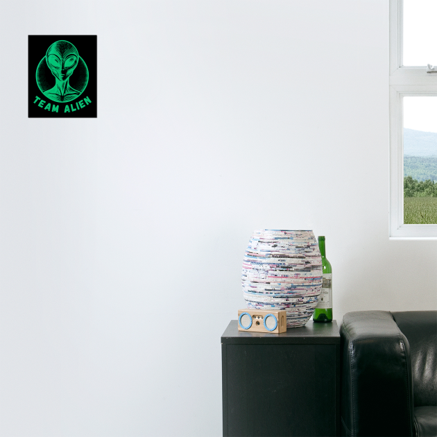 Team Alien - Extraterrestrial Enthusiast by MakerMind8.2